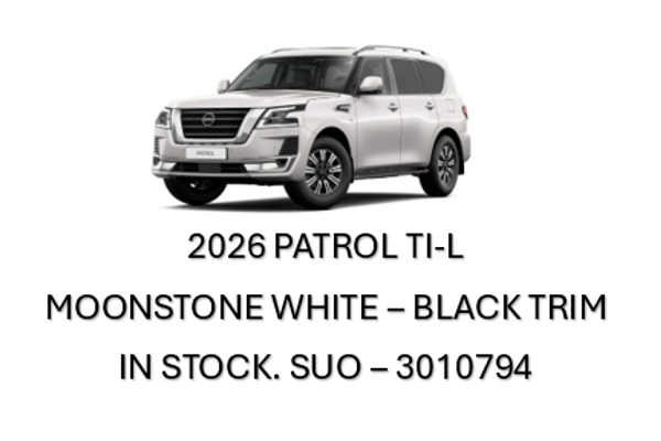 2026 Nissan Patrol Ti-L Y62