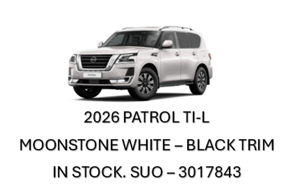 2026 Nissan Patrol Ti-L Y62