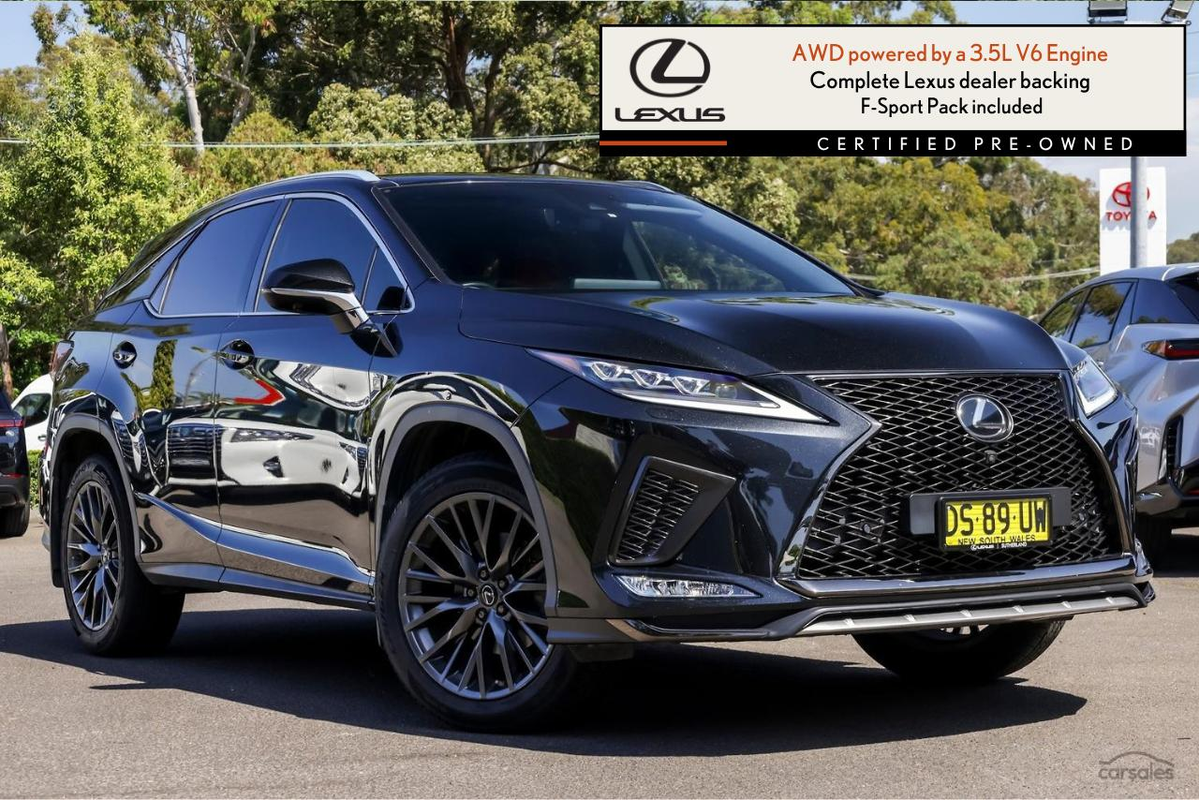 2020 Lexus RX RX350 F Sport GGL25R