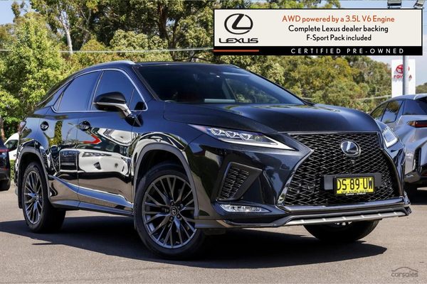 2020 Lexus RX RX350 F Sport GGL25R