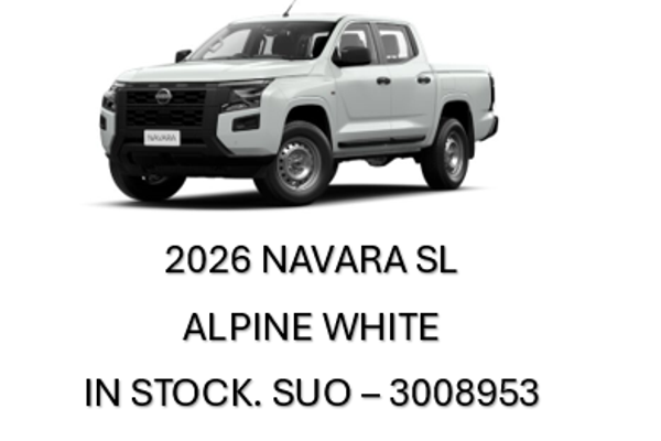 2026 Nissan Navara SL D27 4X4