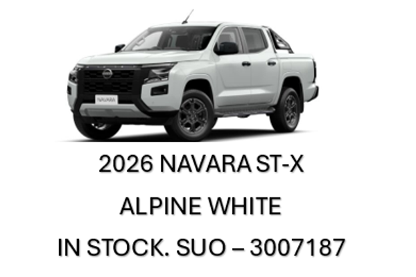 2026 Nissan Navara ST-X D27 4X4