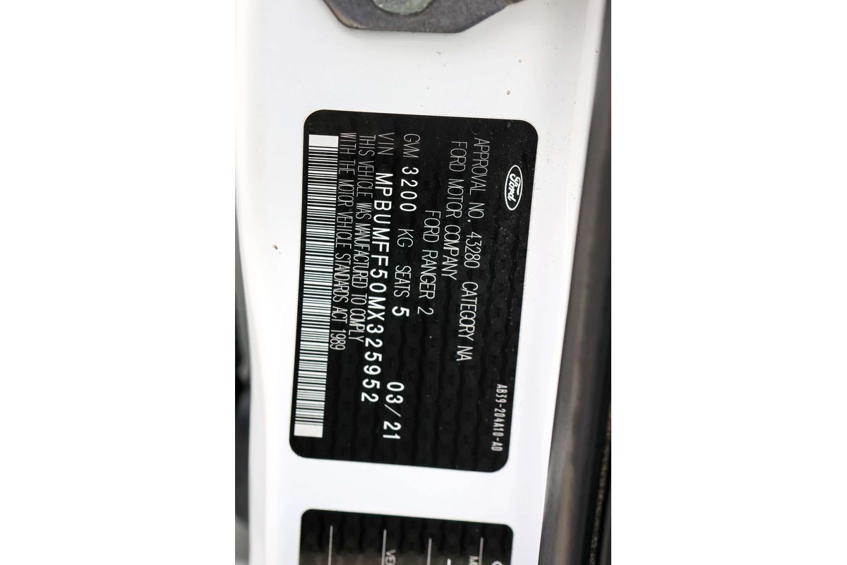 2021 Ford Ranger XLT PX MkIII 4X4 3.2L image 15