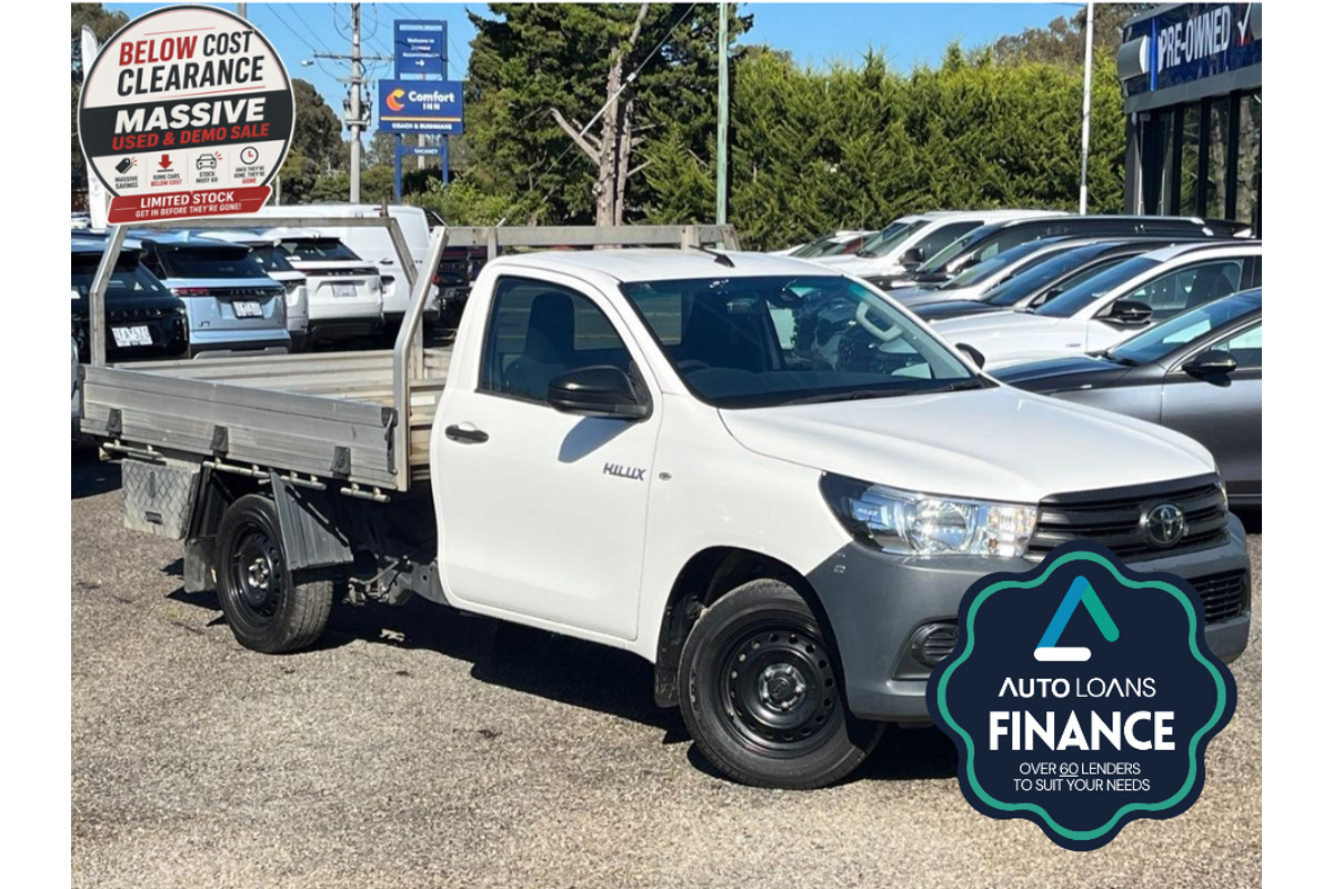 2019 Toyota Hilux Workmate TGN121R Rear Wheel Drive