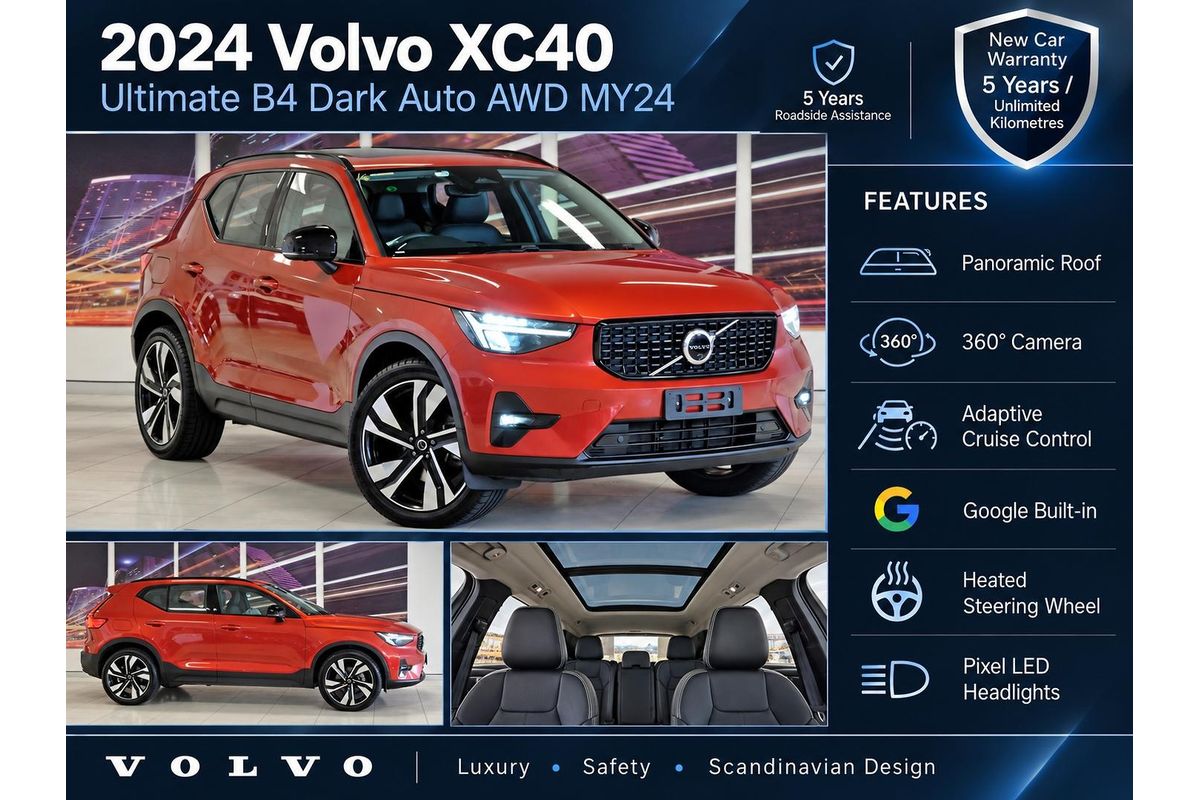 2024 Volvo XC40 Ultimate B4 Dark image 24