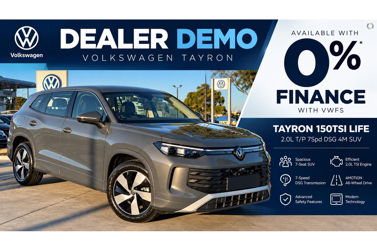 2026 Volkswagen Tayron 150TSI Life R4
