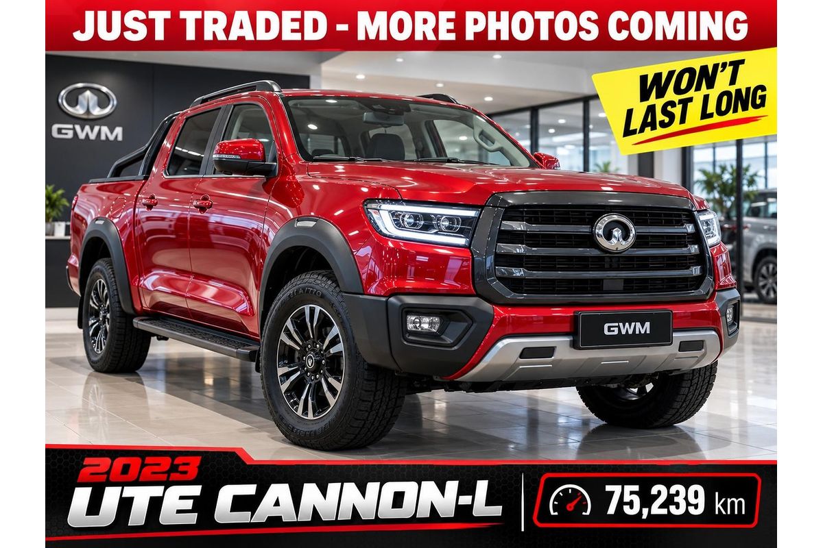2023 GWM Ute Cannon-L NPW 4X4