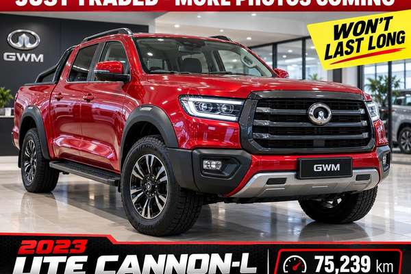2023 GWM Ute Cannon-L NPW 4X4