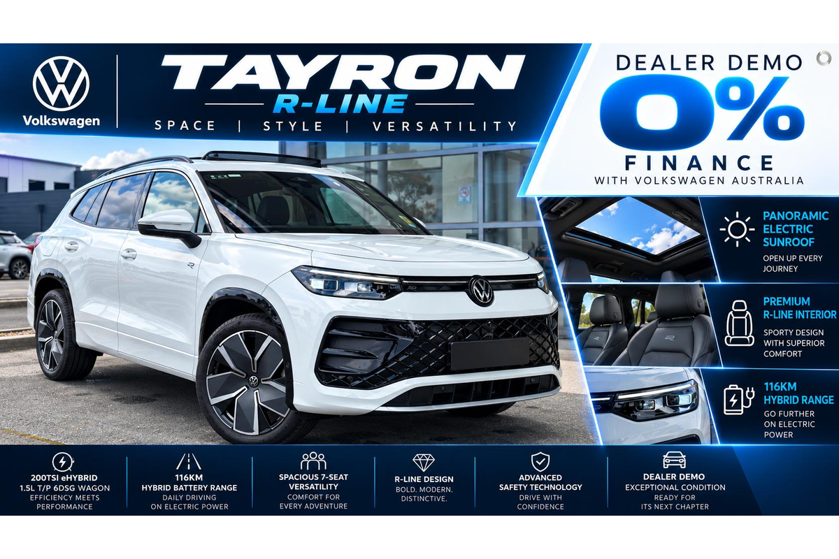 2026 Volkswagen Tayron 200TSI eHybrid R-Line R4