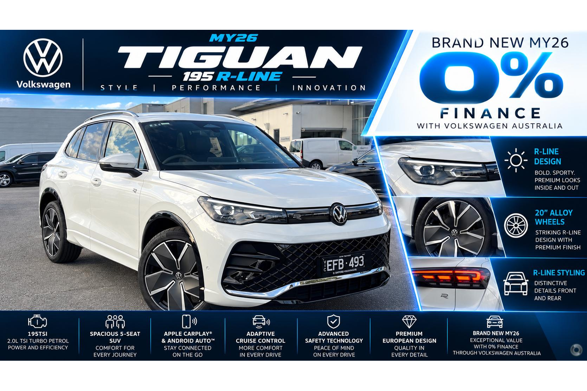 2026 Volkswagen Tiguan 195TSI R-Line CT
