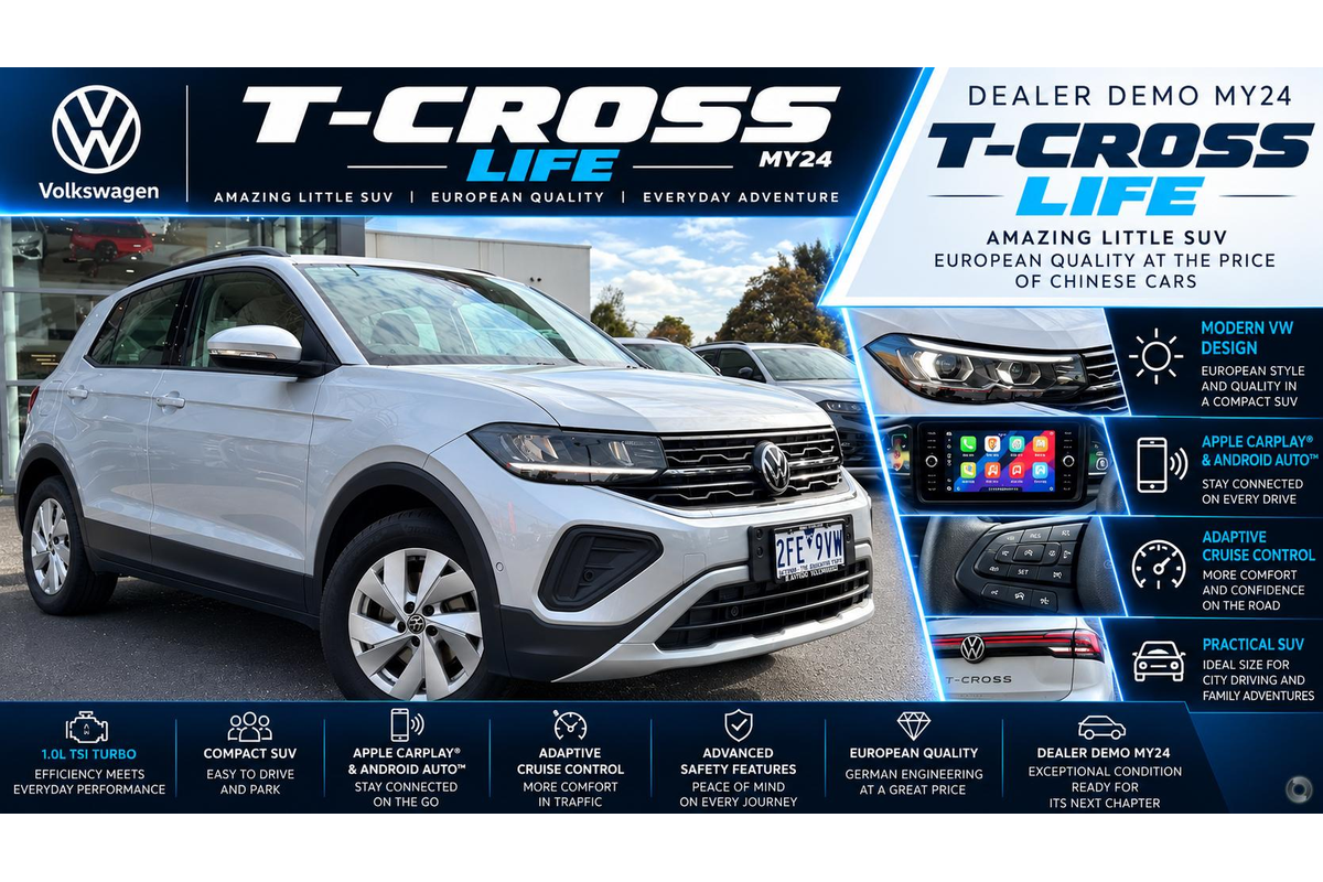 2024 Volkswagen T-Cross 85TSI Life D31