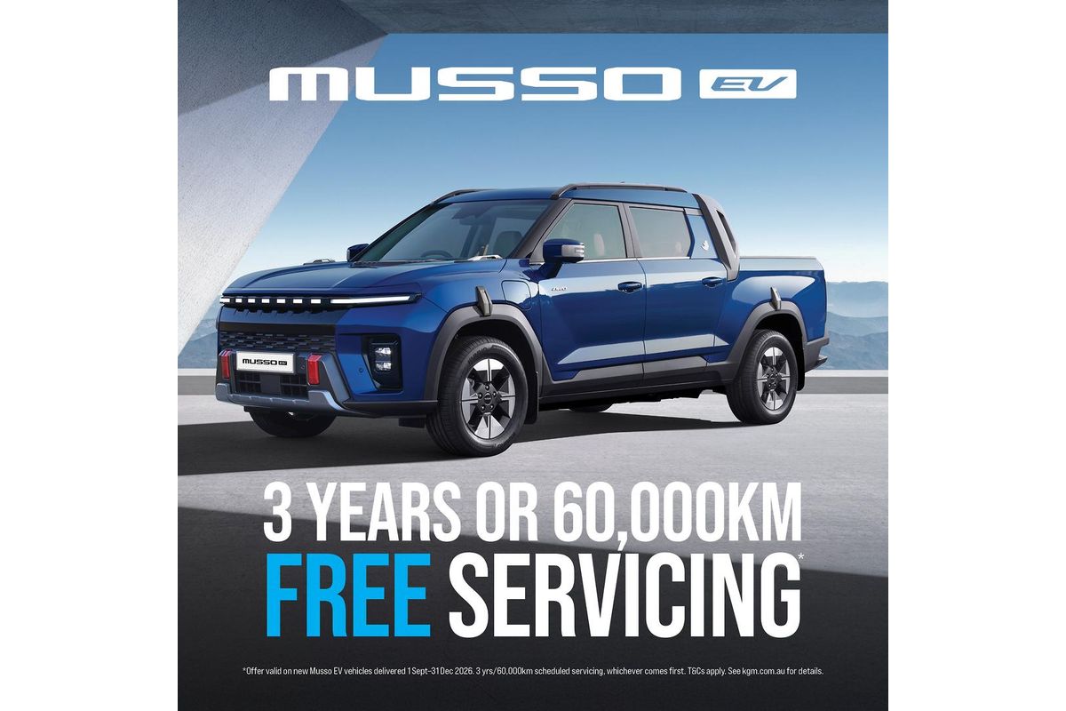 2026 KGM Musso EV 2WD O100 Front Wheel Drive