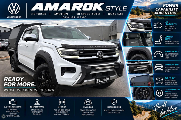 2025 Volkswagen Amarok TDI600 Style NF 4X4
