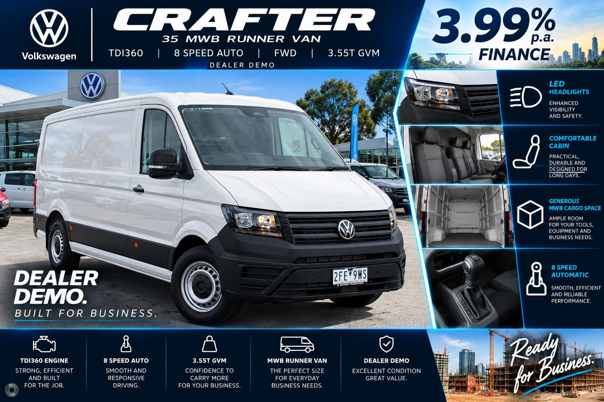 2026 Volkswagen Crafter 35 TDI360 Runner SY1 MWB