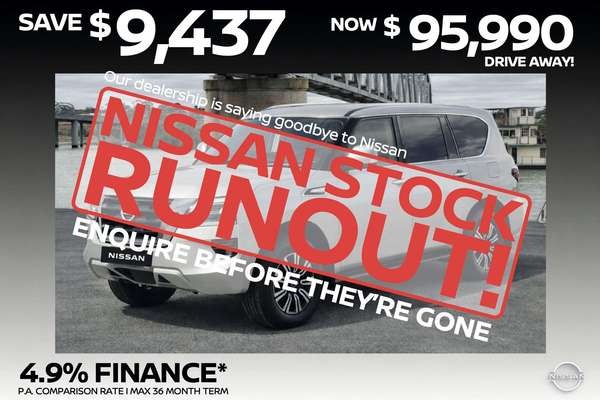 2026 Nissan Patrol Ti Y62