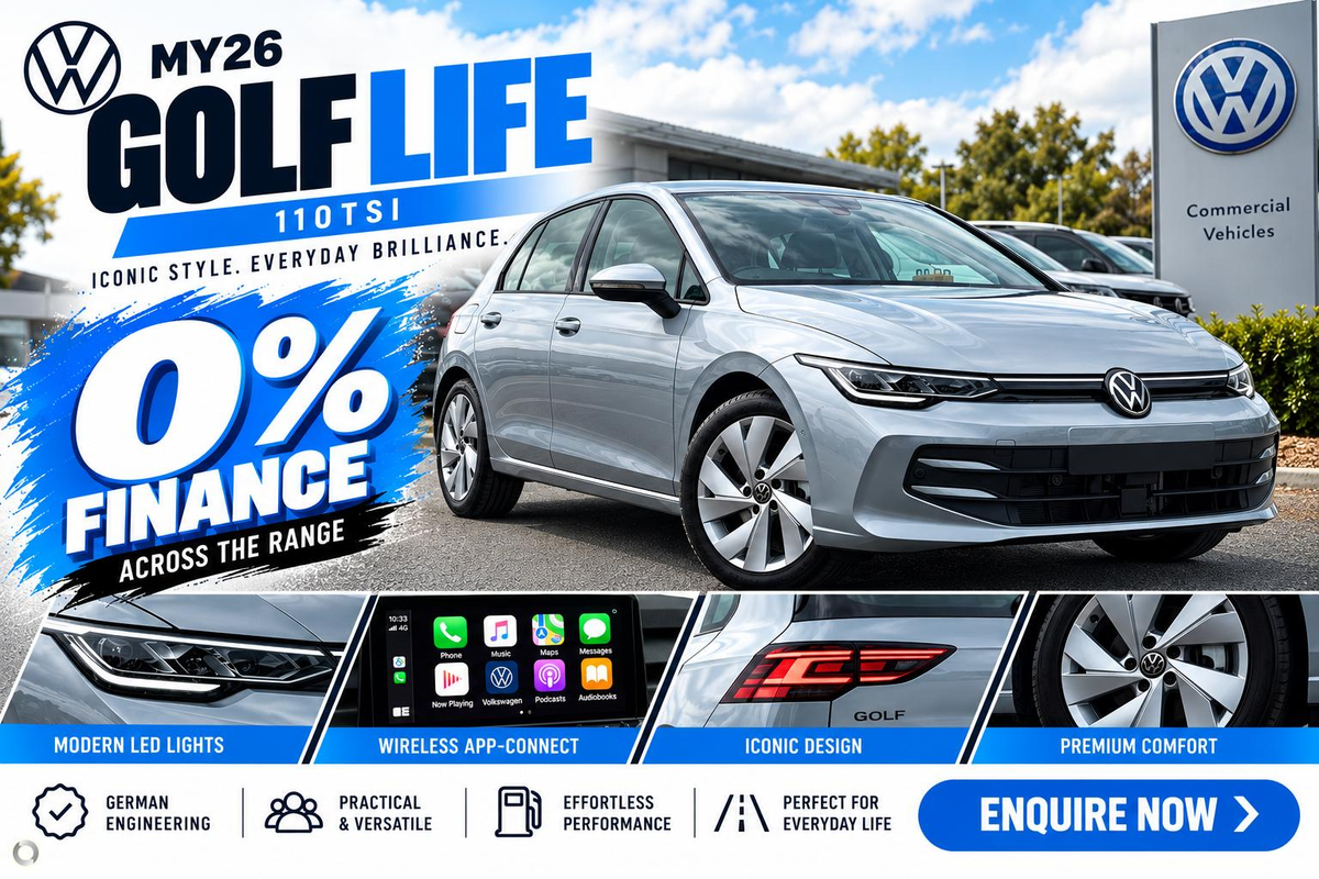 2026 Volkswagen Golf 110TSI Life 8.5