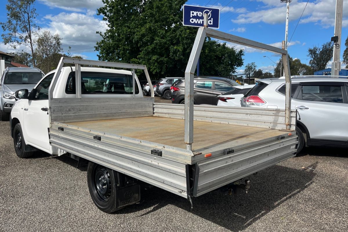 2019 Toyota Hilux Workmate TGN121R Rear Wheel Drive