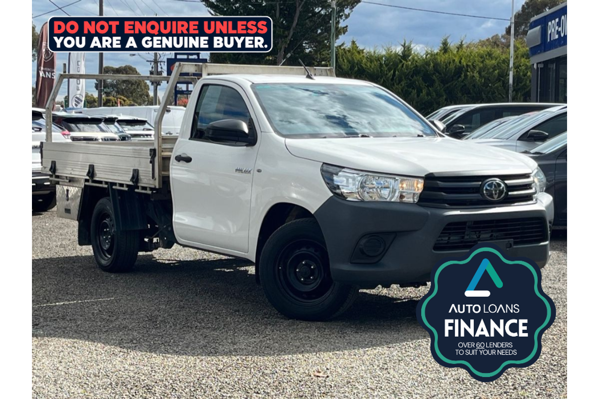 2019 Toyota Hilux Workmate TGN121R Rear Wheel Drive