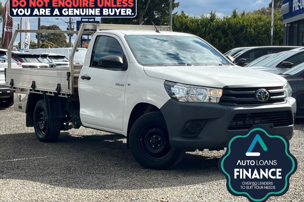 2019 Toyota Hilux Workmate TGN121R Rear Wheel Drive