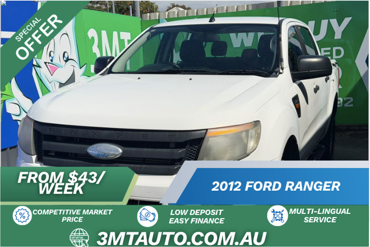 2012 Ford Ranger XL Hi-Rider PX Rear Wheel Drive 2.2L