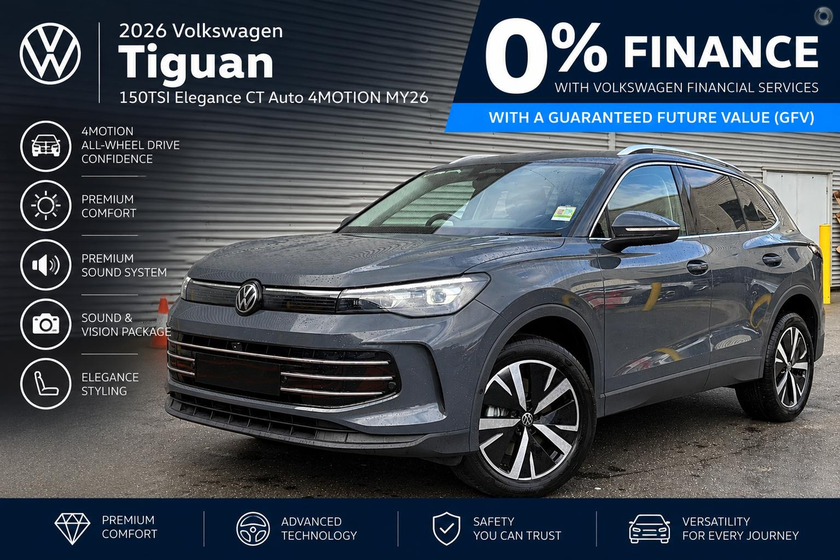2026 Volkswagen Tiguan 150TSI Elegance CT