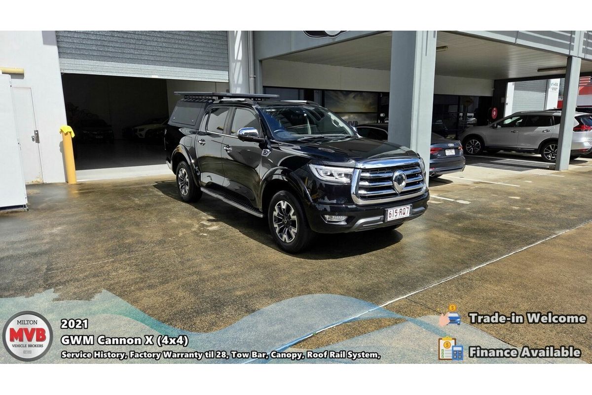 2021 GWM Ute Cannon-X NPW 4X4