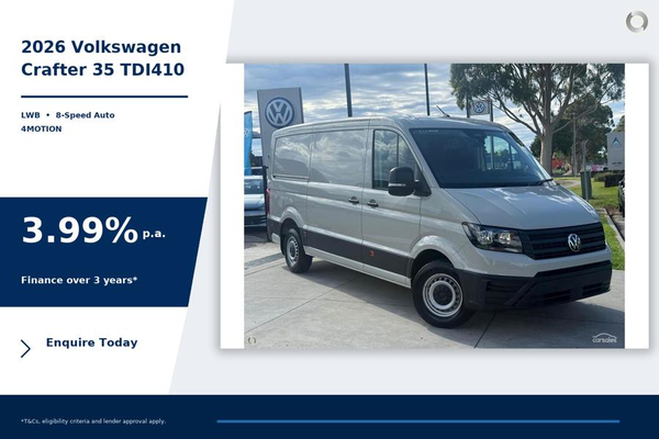 2026 Volkswagen Crafter 35 TDI410 SY1 LWB High Roof