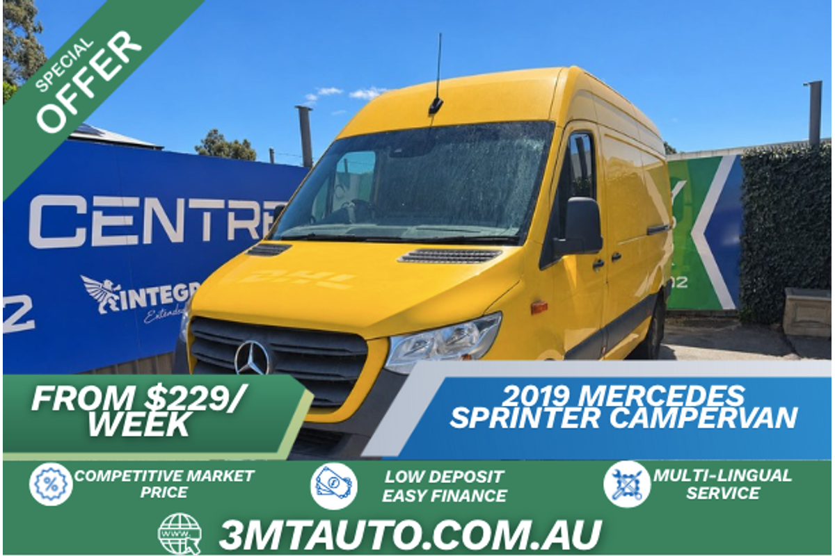 2019 Mercedes-Benz Sprinter 314CDI VS30 MWB Low Roof