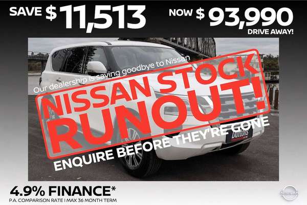 2026 Nissan Patrol Ti Y62