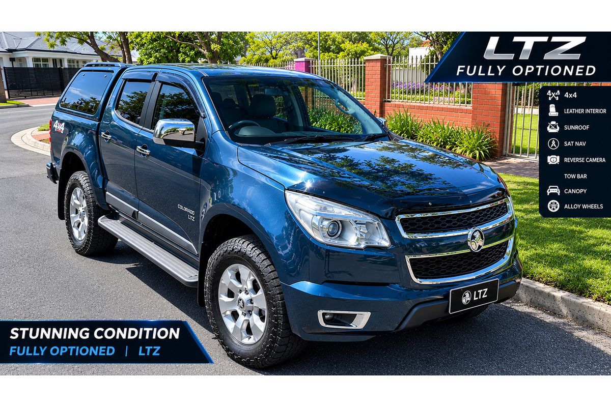 2013 Holden Colorado LTZ (4x4) RG MY14 4X4