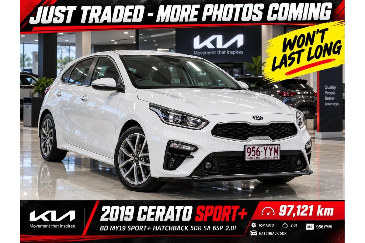 2019 Kia Cerato Sport+ BD