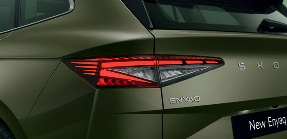 LED rear lights with animated indicators