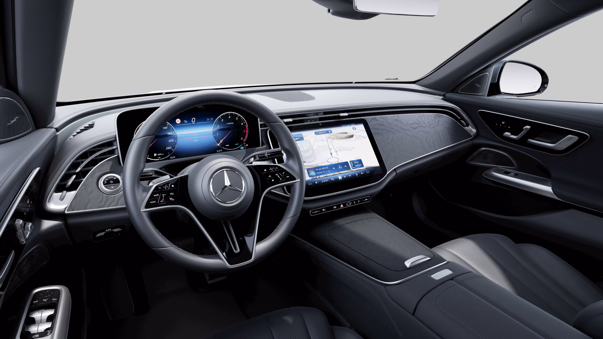 Interior of the E-Class Sedan.
