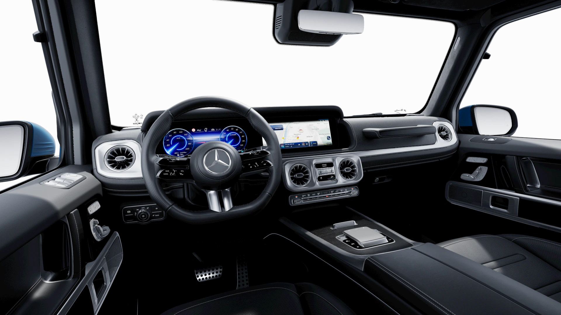 Interior of the G-Class.