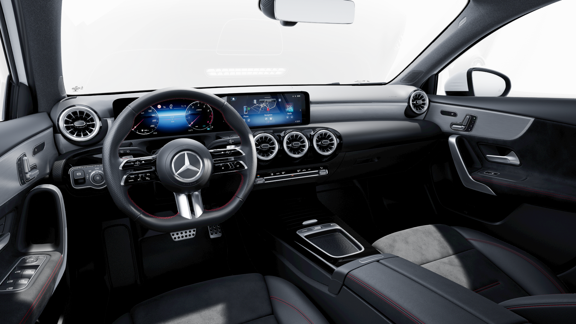 Interior of the A-Class Hatchback.