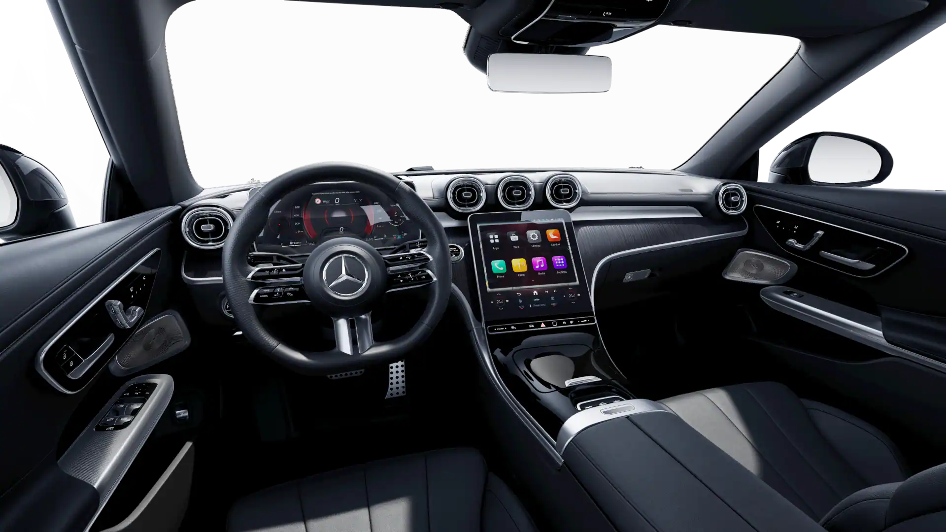 Interior of the CLE Cabriolet.