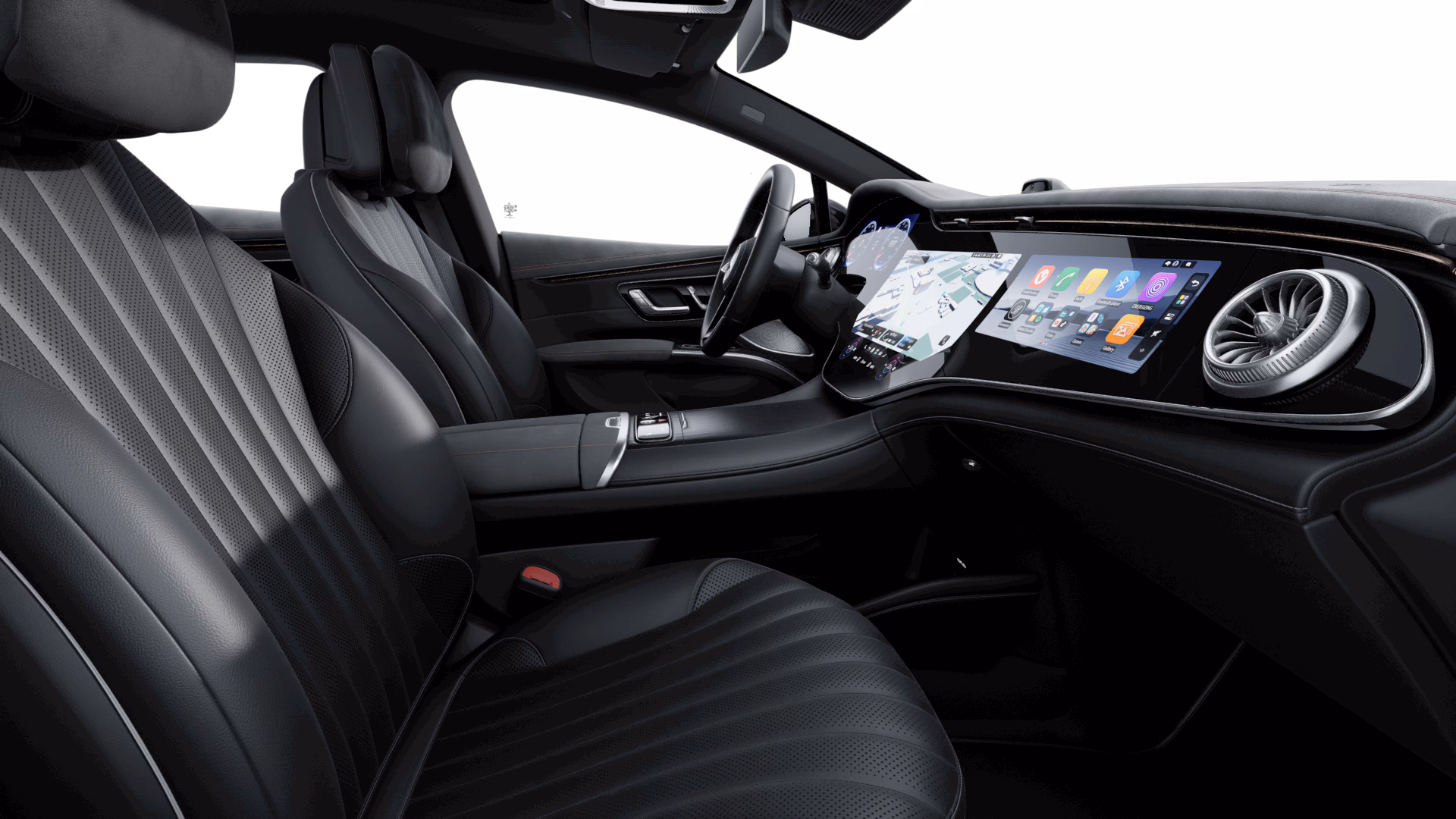 Interior of the EQS.