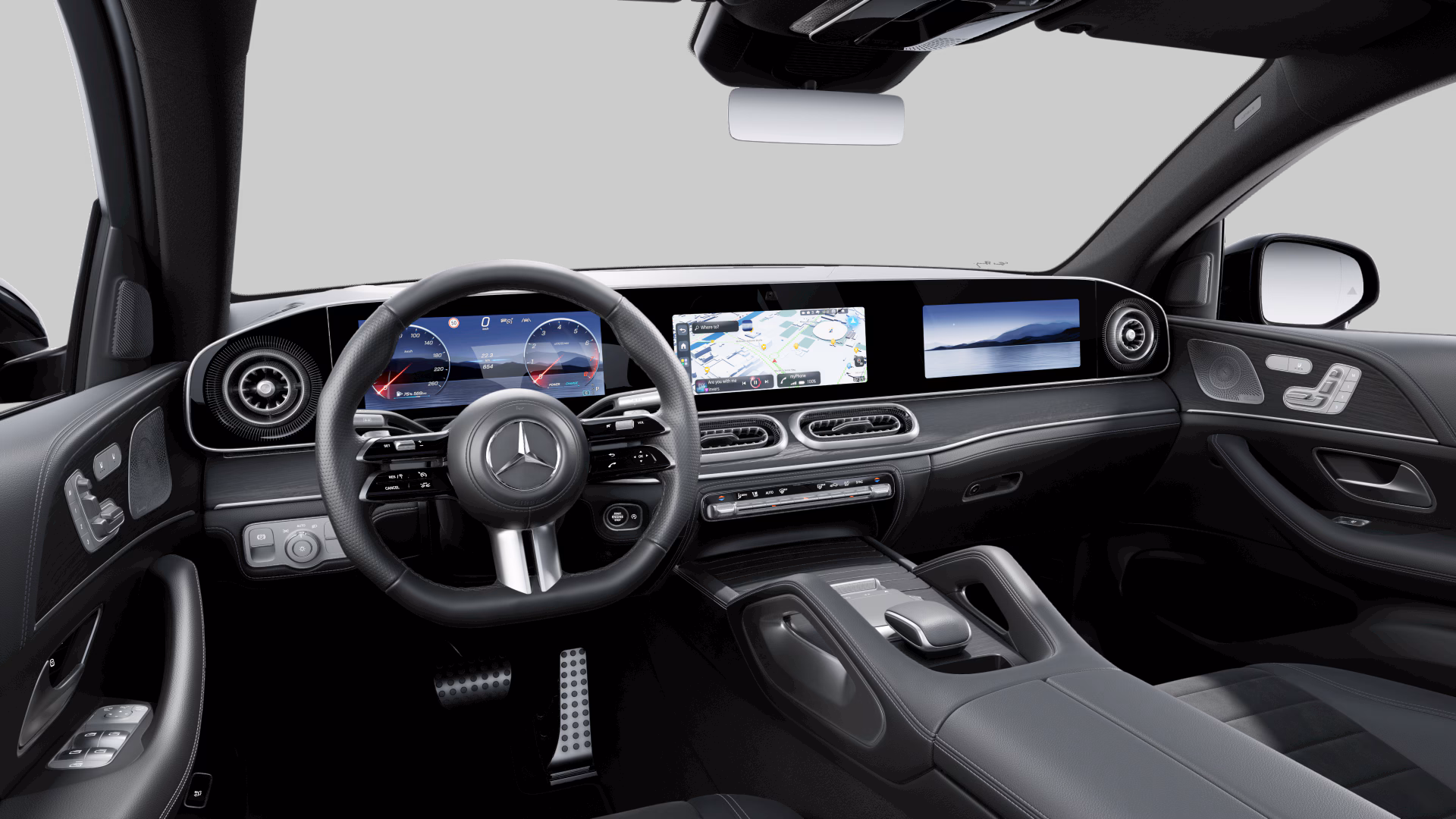 Interior of the GLE Coupé.