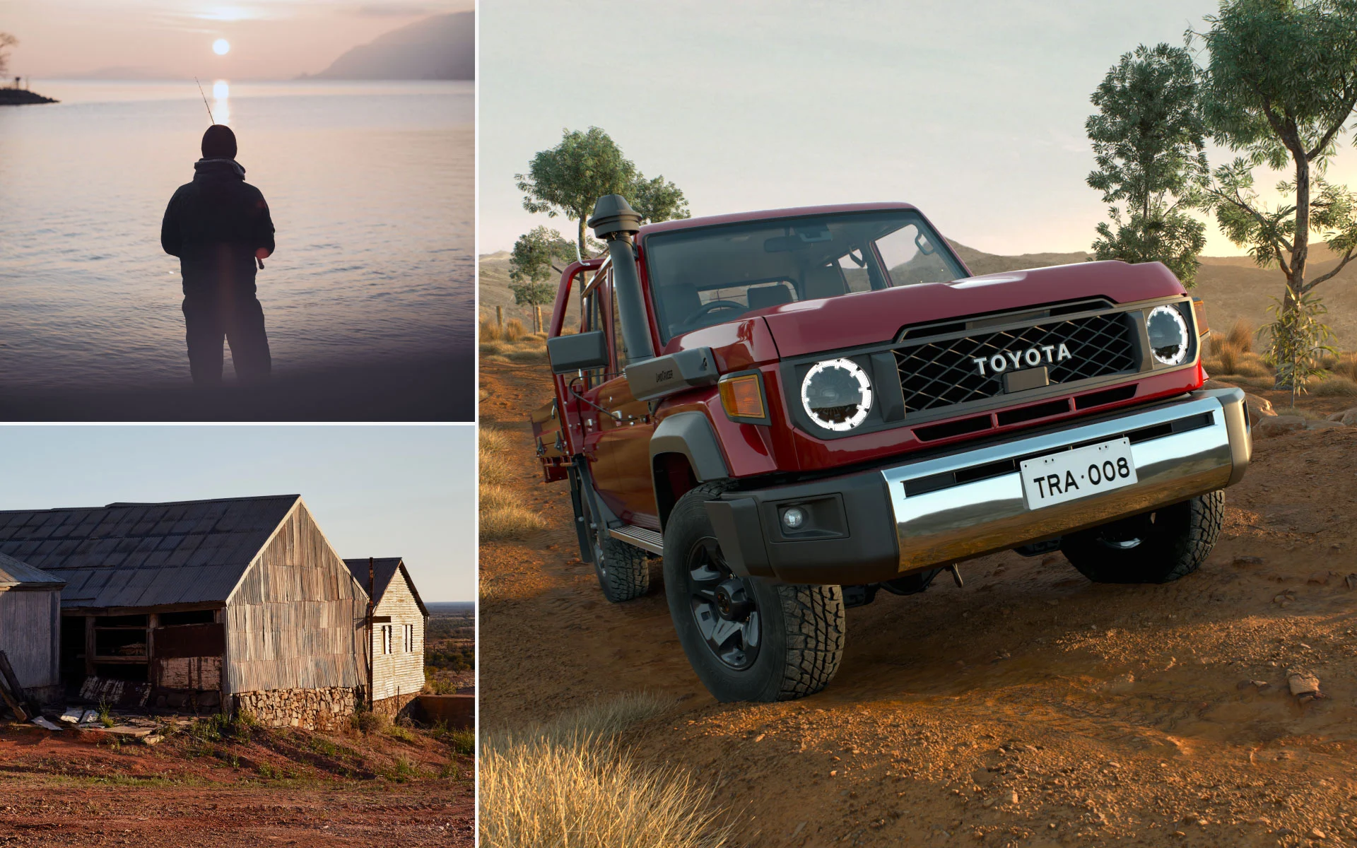 <p class="h6 text-muted">DESIGN</p><p class="h2">Rugged good looks</p>