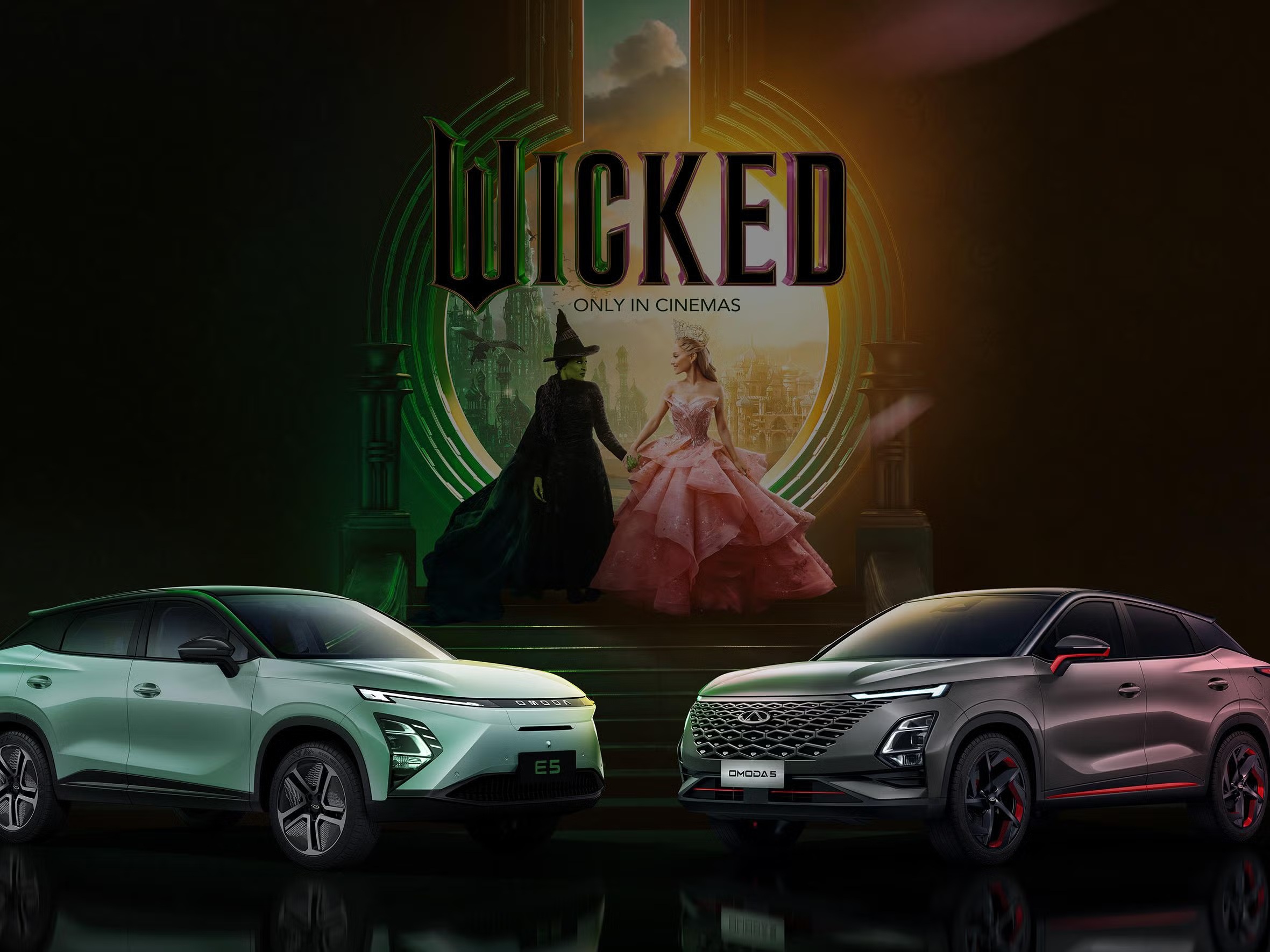 Chery teams with Universal Pictures to celebrate the launch of Wicked.