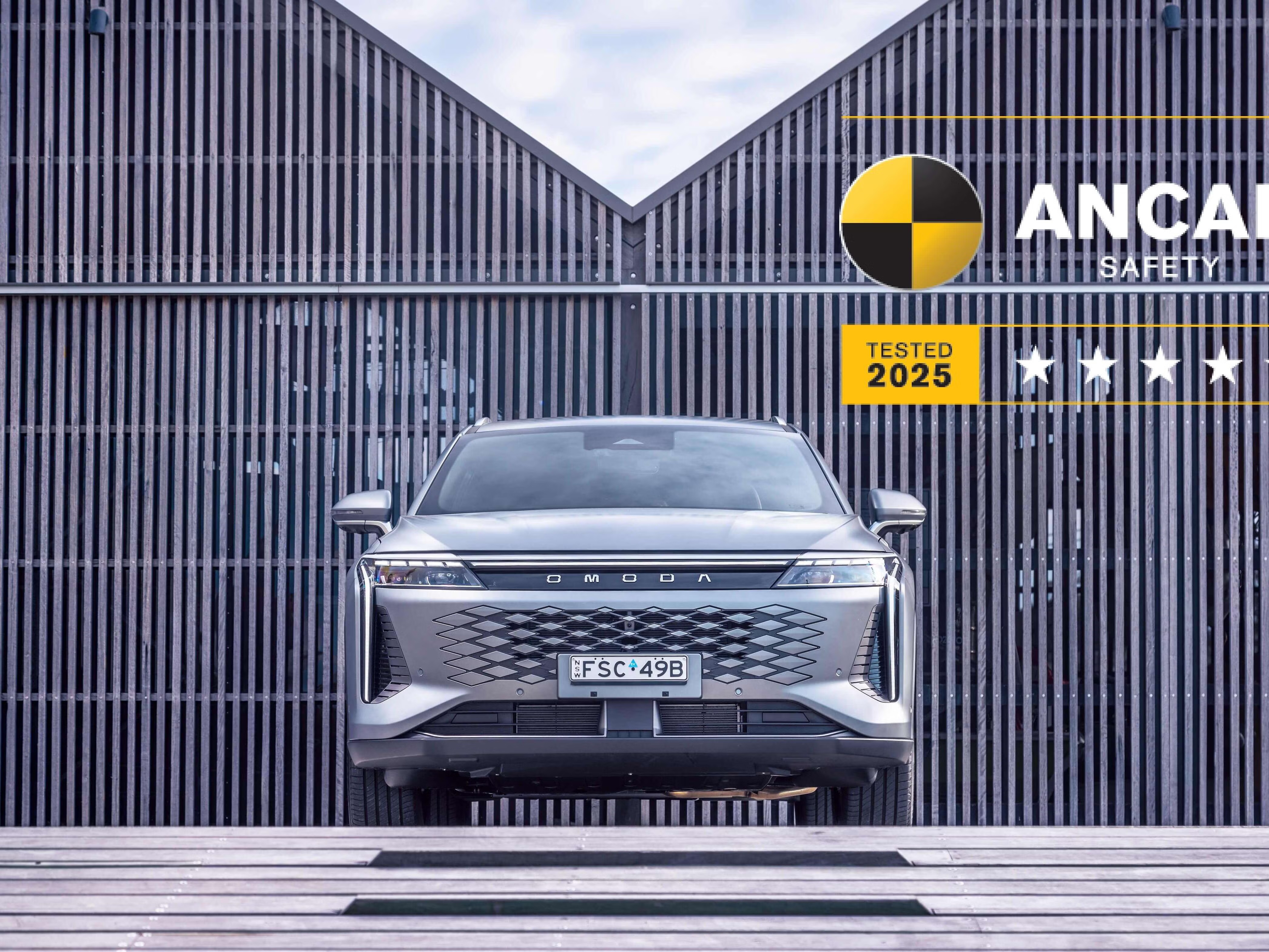 Omoda 9 secures ANCAP five-star safety rating