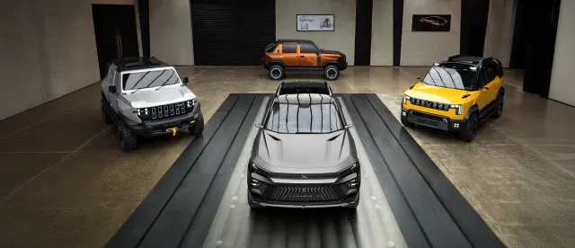 Mahindra unveils Global Vision 2027: showcases four world-beating SUV design concepts based on modular, multi-energy NU_IQ platform