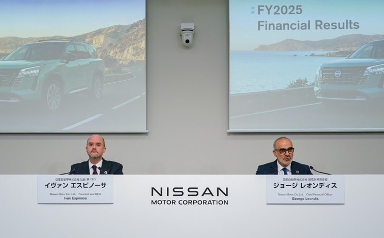Nissan reports financial results for fiscal year 2025