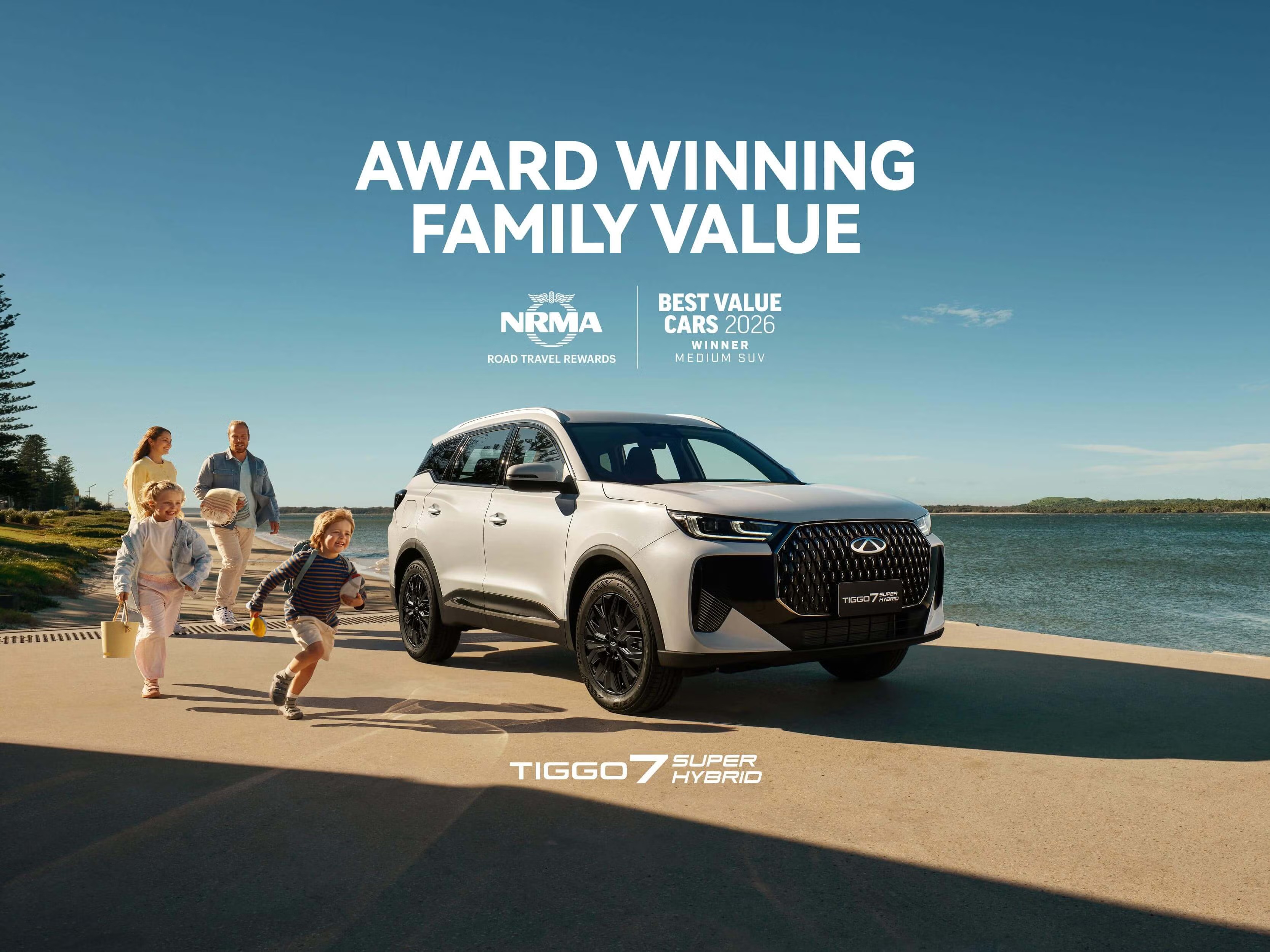 Chery Tiggo 7 Super Hybrid Named NRMA's Best Value Medium SUV in Australia