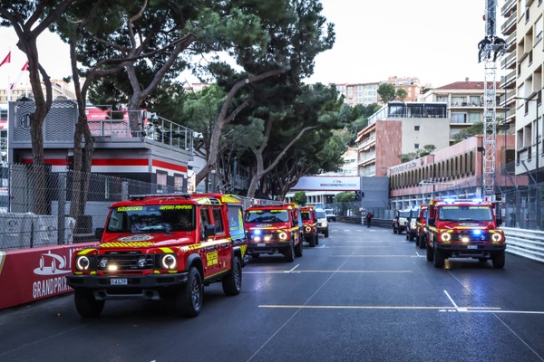 INEOS GRENADIER GOES TRACKSIDE WITH MONACO FIRE BRIGADE AS OFFICIAL MOTORSPORT RESPONSE VEHICLES
