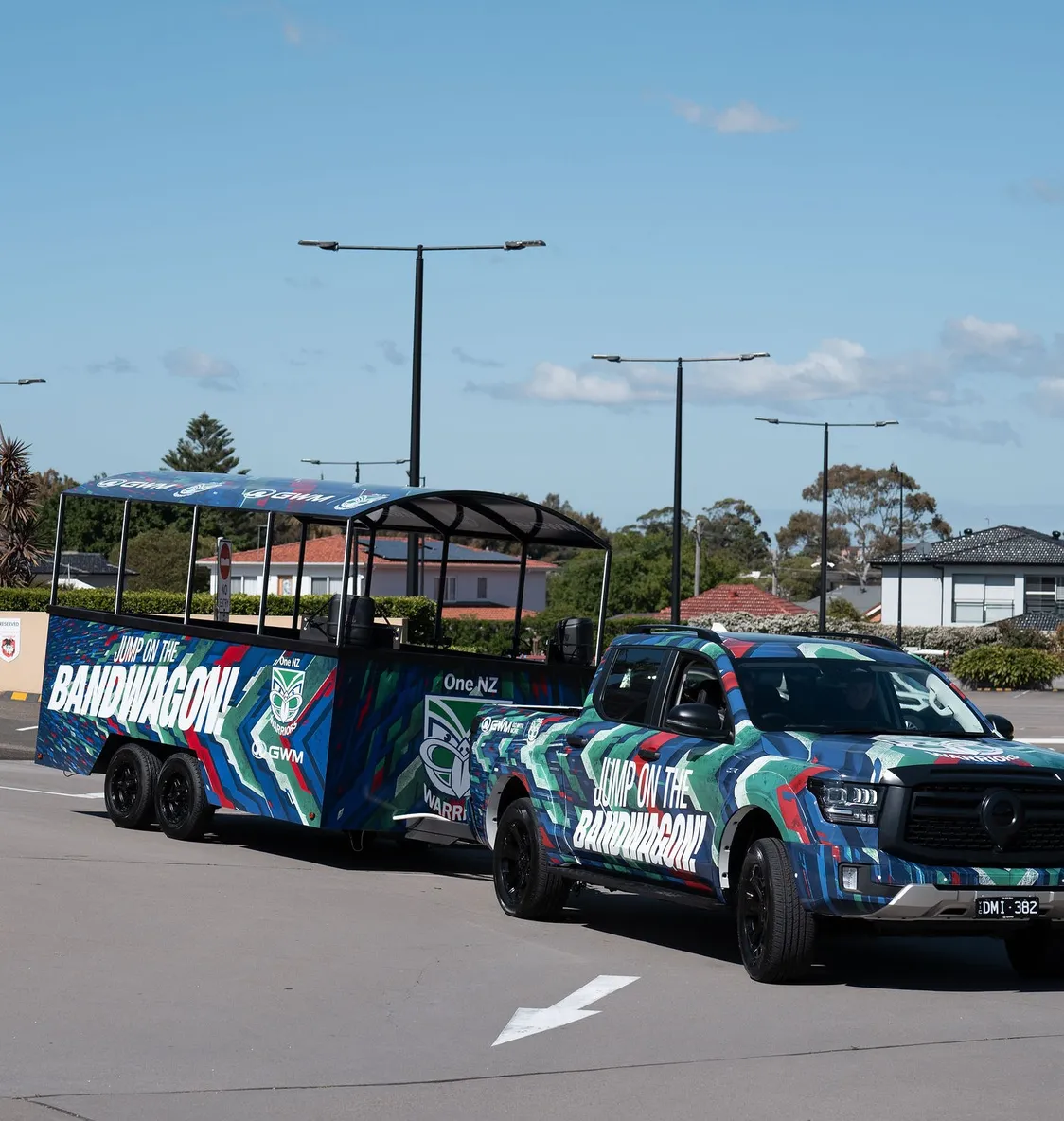 GWM reveals the One New Zealand Warriors Bandwagon to help Sydneysiders pledge their allegiance to the Wahs this finals season