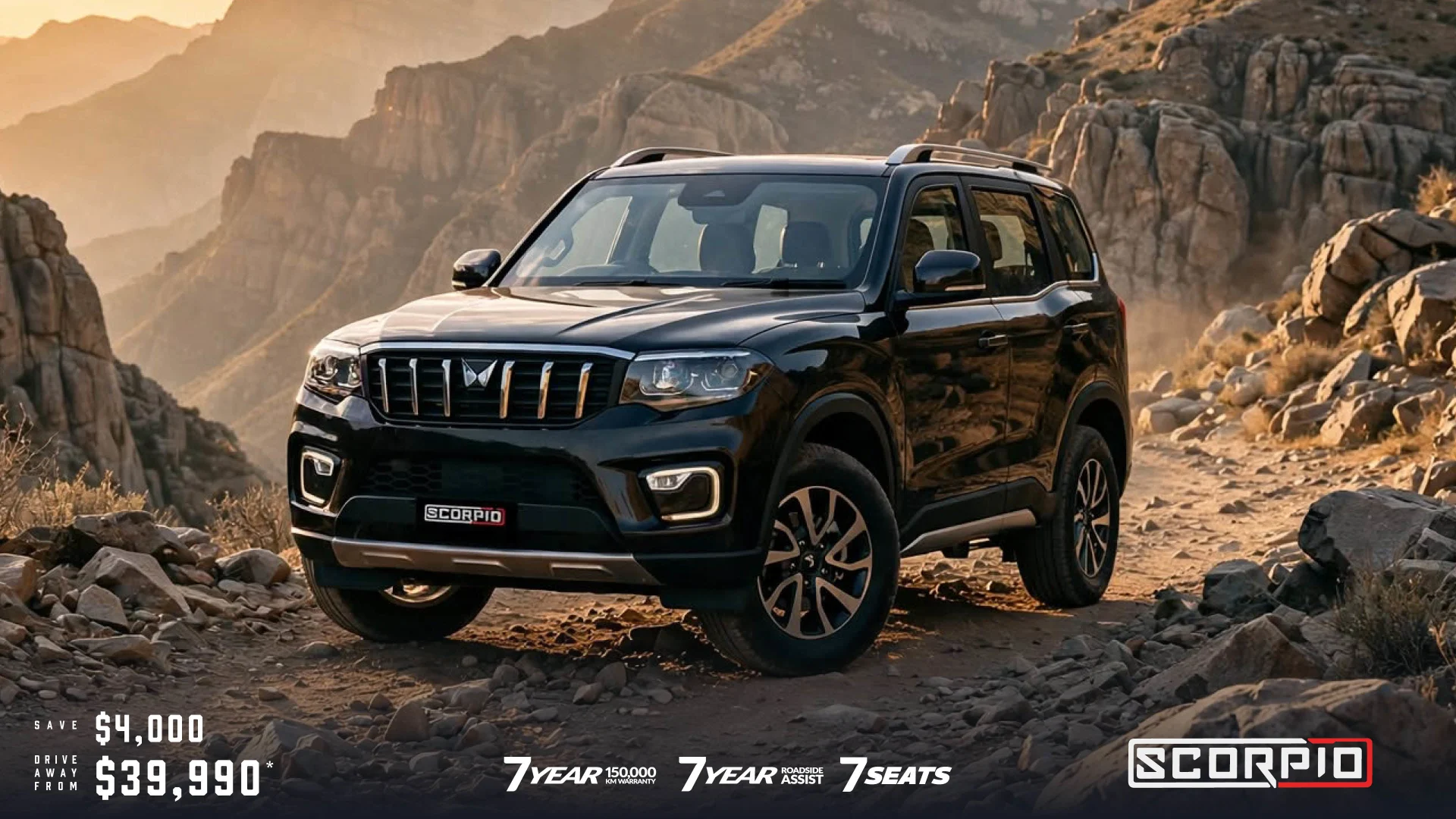 Mahindra announces savings on Scorpio, delivering genuine value for Australian families